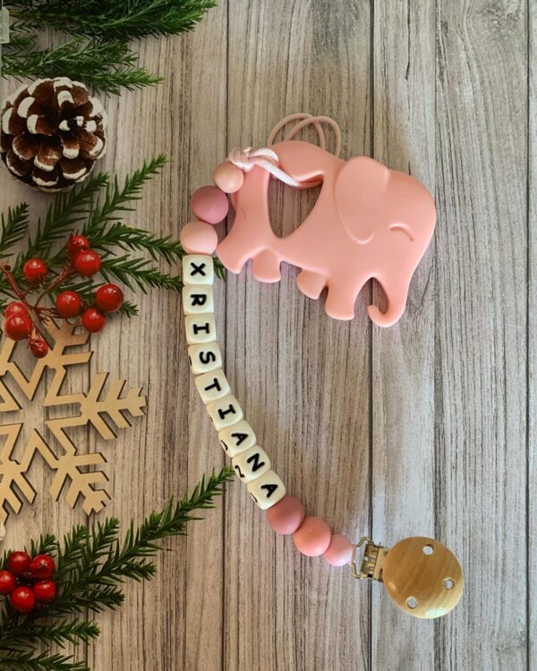Pacifier Clip #babypink