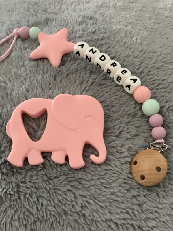 Pacifier Clip #pinkandrea - Image 3