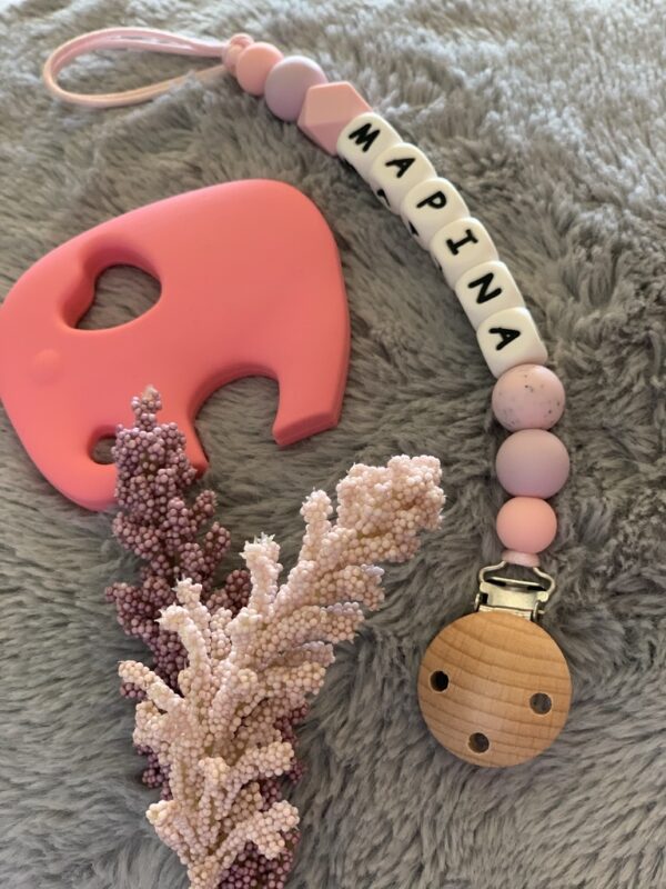 Pacifier Clip #μαρίνα - Image 2