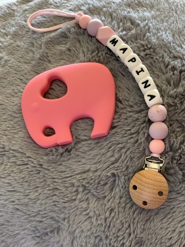 Pacifier Clip #μαρίνα - Image 3