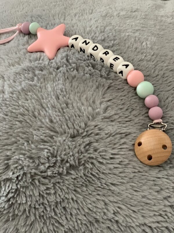 Pacifier Clip #pinkandrea - Image 2