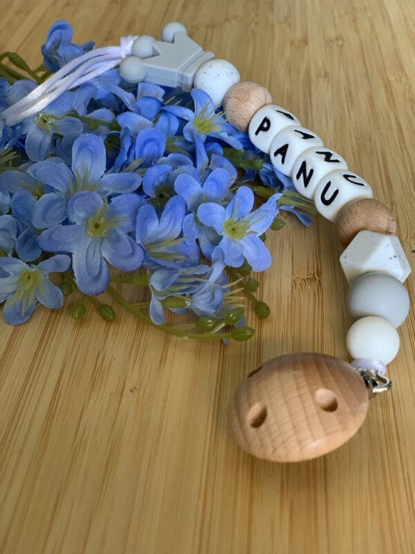 Pacifier Clip #greywoodcrown