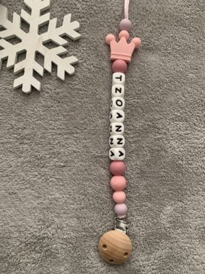 Pacifier Clip #bigpinkcrown