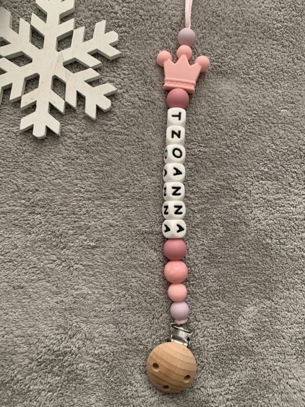 Pacifier Clip #bigpinkcrown