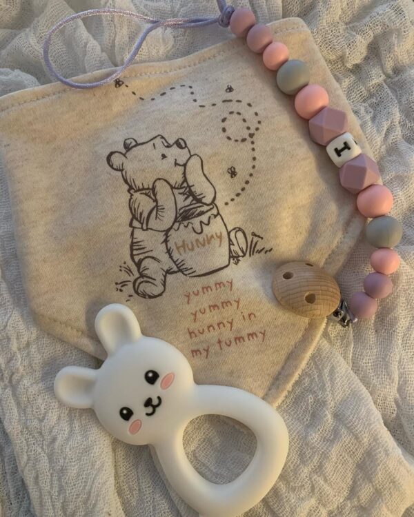 Pacifier Clip #initialpastellilac