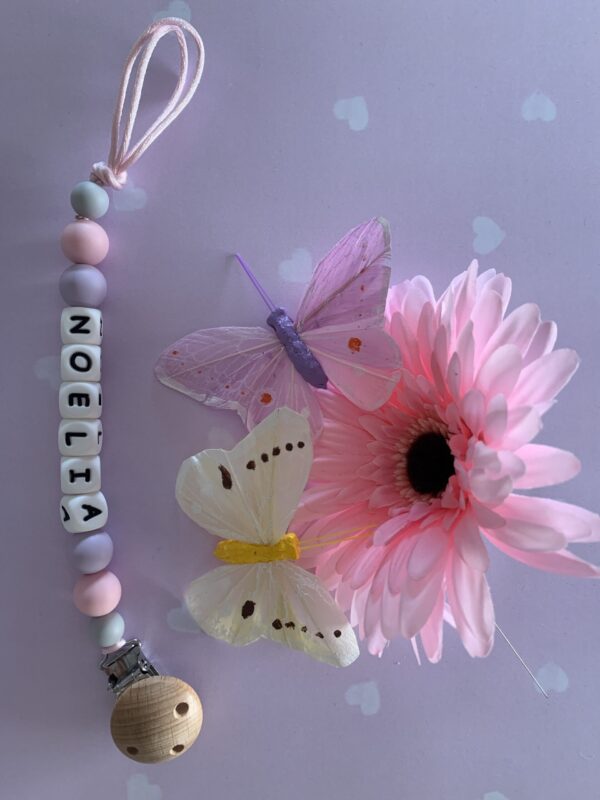 Pacifier Clip #nudepinkcolors