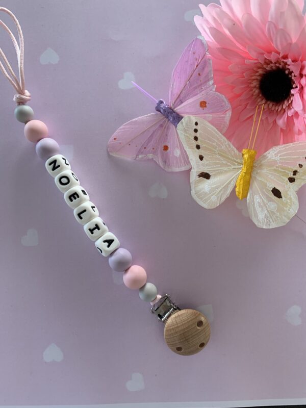 Pacifier Clip #nudepinkcolors - Image 2