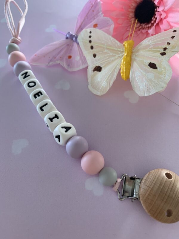 Pacifier Clip #nudepinkcolors - Image 3