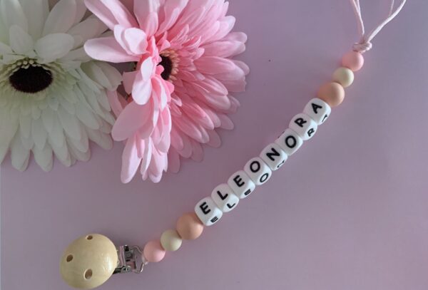 Pacifier Clip #beigenudecolors