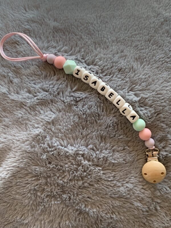 Pacifier Clip #isabella - Image 3