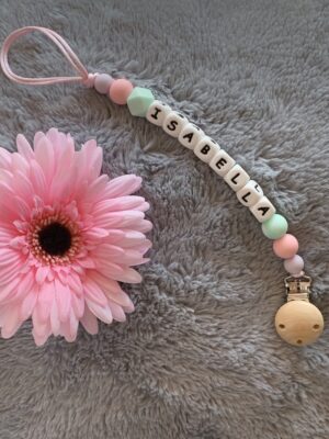 Pacifier Clip #isabella