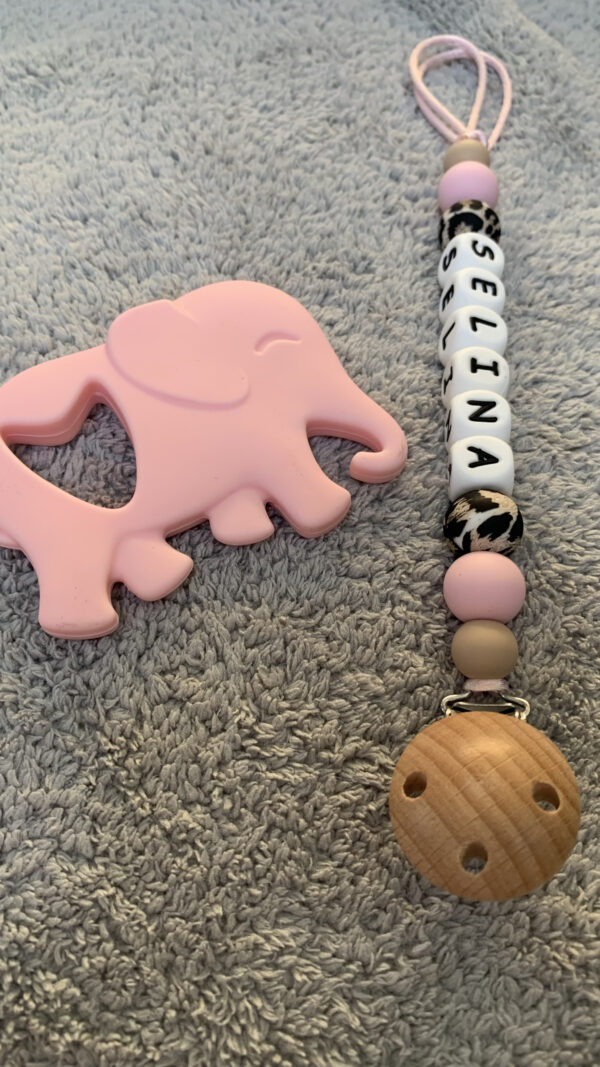 Pacifier Clip #leopardprint - Image 2