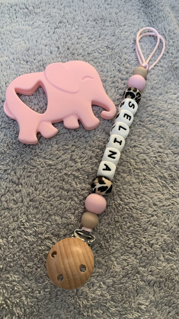 Pacifier Clip #leopardprint - Image 3