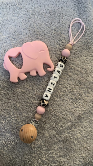 Pacifier Clip #leopardprint