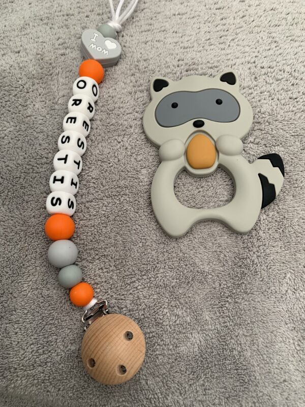 Pacifier Clip #greylovemomdad - Image 3