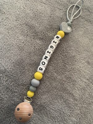 Pacifier Clip #yeLLowLove