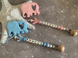 Pacifier Clip #boyandgirlset