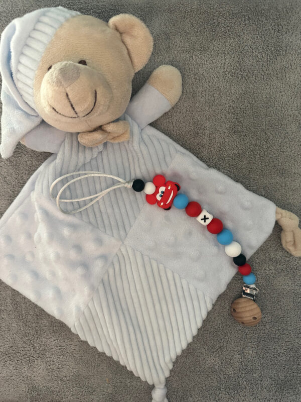 Pacifier Clip #mcqueeninitial