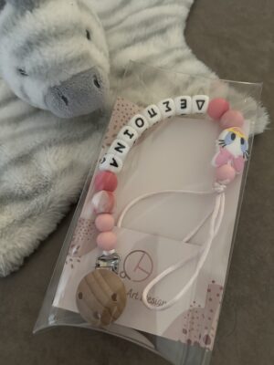Pacifier Clip #pinkdaisyduck