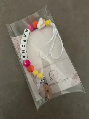 Pacifier Clip #pinkrainbow