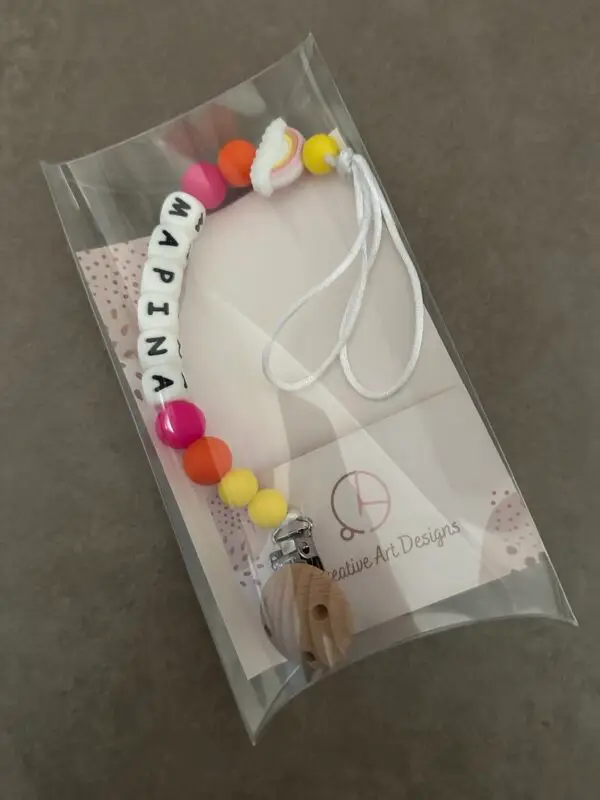 Pacifier Clip #pinkrainbow