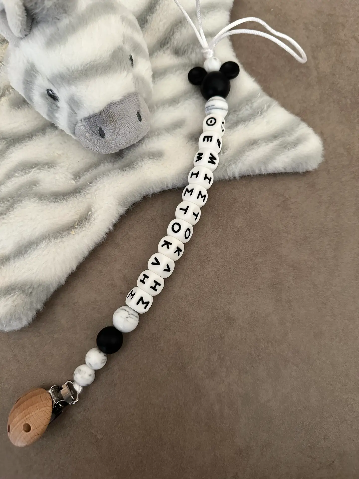 Pacifier Clip #blackmickeyhead