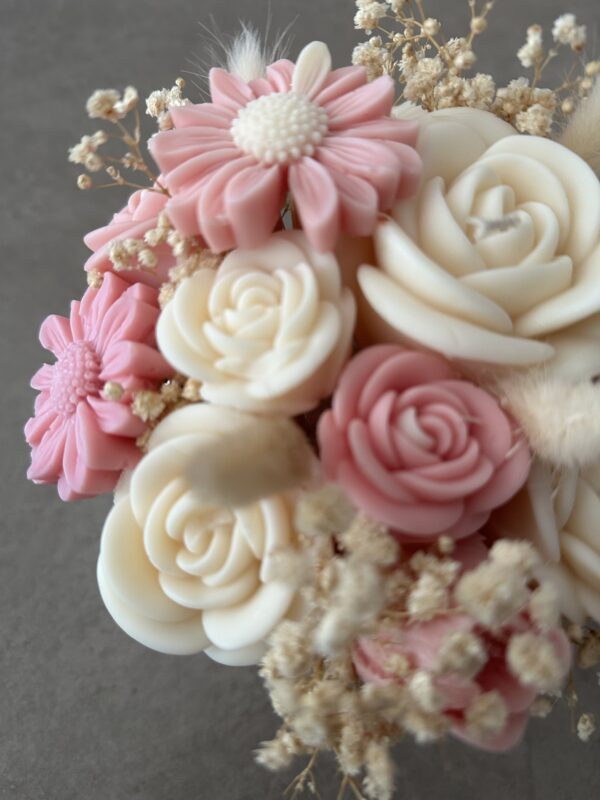 Blush Candle Bouquet #soycandle - Image 3
