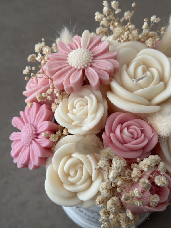 Blush Candle Bouquet #soycandle - Image 4