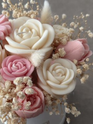 Blush Candle Bouquet #soycandle