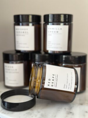 Soy candle jar
