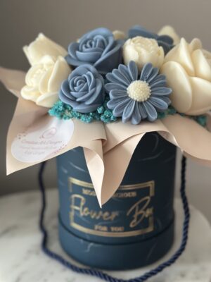 Navy blue Candle Bouquet #soycandle