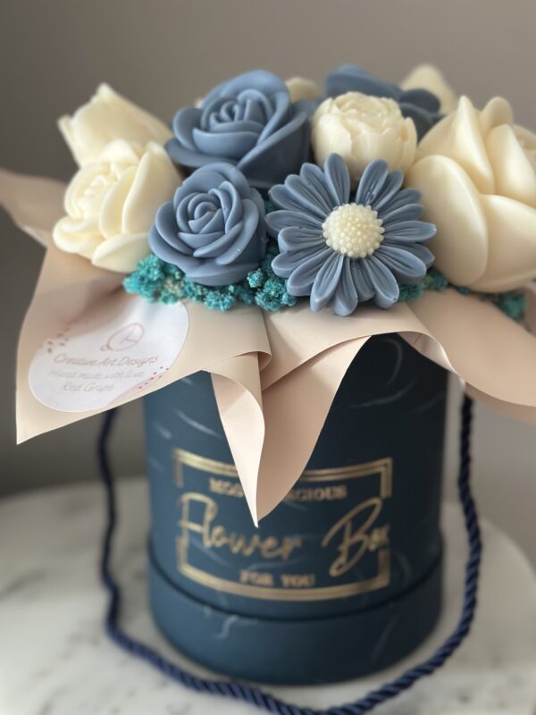 Navy blue Candle Bouquet #soycandle