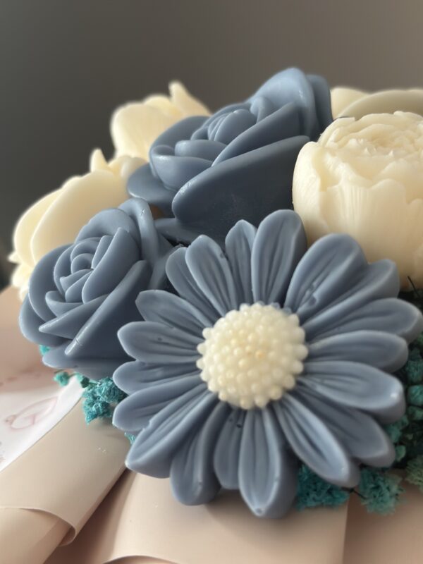 Navy blue Candle Bouquet #soycandle - Image 6