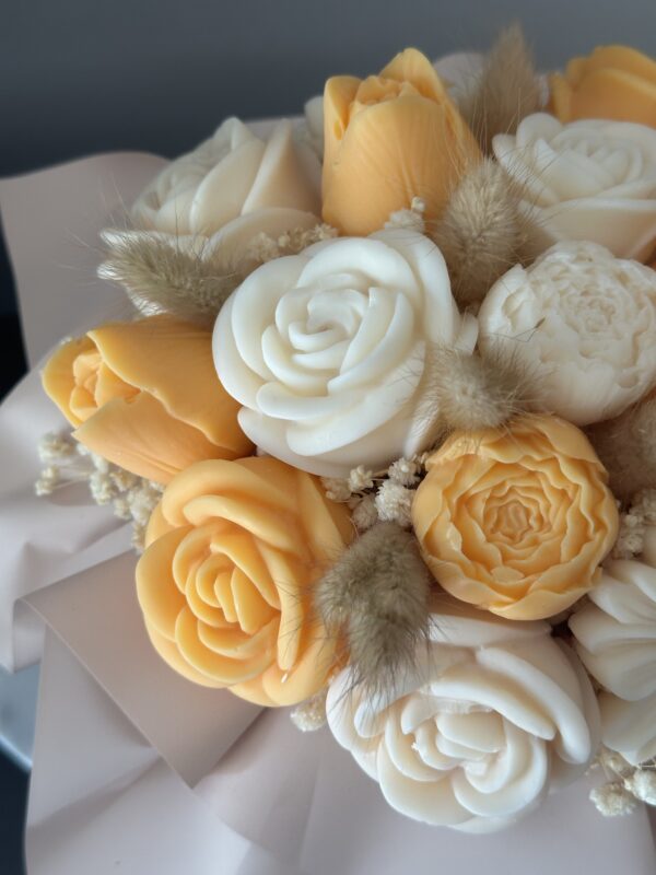 Orange Candle Bouquet #soycandle - Image 2
