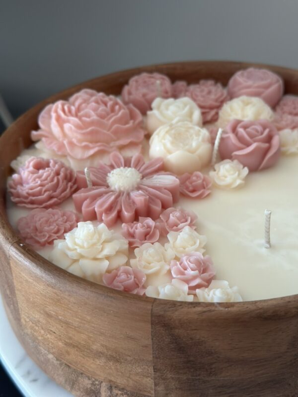 Wooden bowl #soycandle - Image 4