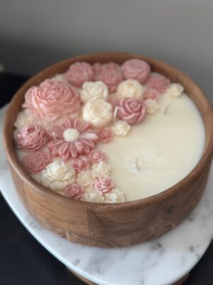 Wooden bowl #soycandle