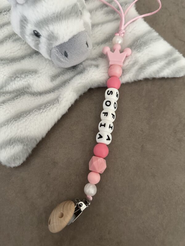 Pacifier Clip #littleprincess - Image 2
